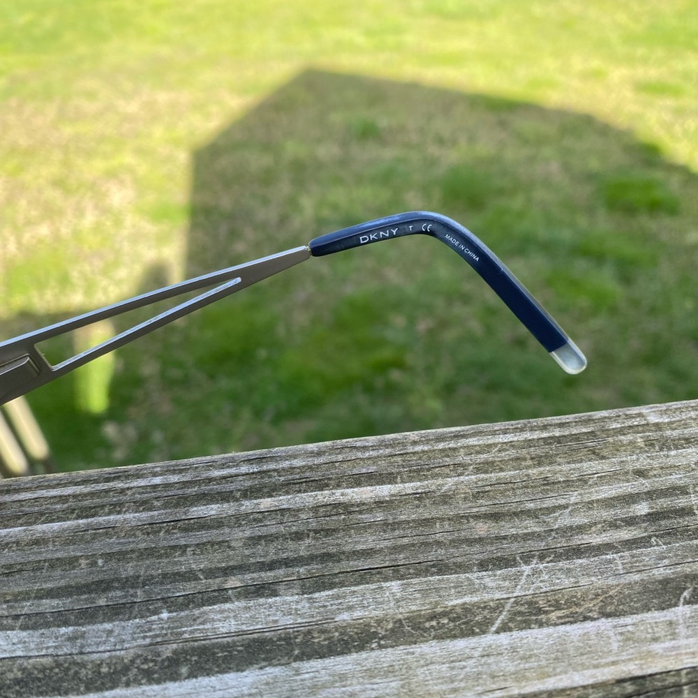 Dkny Blue Glasses Frames Rectangular 52[]15 135 D… - image 6